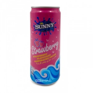 Газированный напиток Ooh Sunny Drink Strawberry клубника, 325 мл