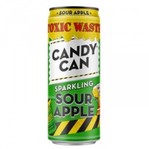 Газированный напиток Toxic Waste & Candy Can Sour Apple со вкусом кислого яблока, 330 мл
