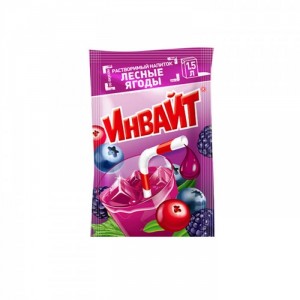 Растворимый напиток INVITE со вкусом лесных ягод 12 г