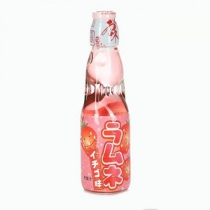 Напиток газированный HATA KOSEN Ramune "Рамунэ" со вкусом клубники 200МЛ