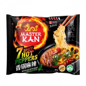 Лапша быстрого приготовления Master Kan 7 Peppers с морской капустой пакет 107 г