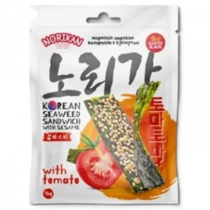 Водоросли NoriKan Tomato Sesame Sandwich с кунжутом и томатом 16 г