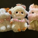 Мягкие игрушки зверята с бантиками в ассортименте