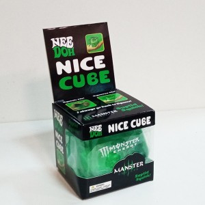 Игрушка-антистресс NeeDoh Nice Cube энергетик Monster