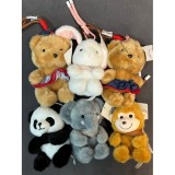 Мягкие брелки зверята в асссортименте (Gr)