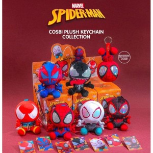 Мягкие брелки блайндбоксы Spider Man