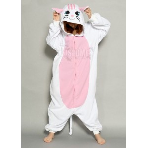 Кигуруми Кот Розовый / Kigurumi Pink White Cat