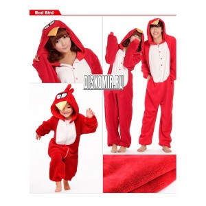 Кигуруми Энгри Бердс Злая Птица Красная / Kigurumi Angry Birds Red
