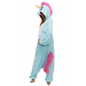 Кигуруми Единорог Голубой с Белым / Kigurumi Blue and White Unicorn