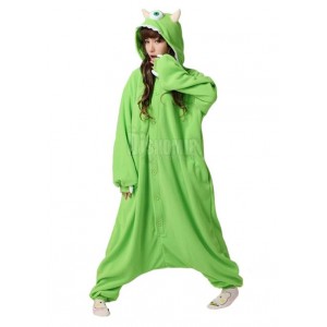 Кигуруми Корпорация Монстров Майк Вазовский / Kigurumi One Eye Monsters Inc Green Mike Wazowski