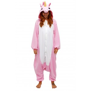 Кигуруми Единорог Розовый с Белым / Kigurumi Pink and White Unicorn