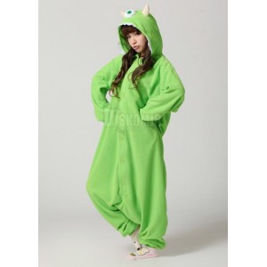 Кигуруми Корпорация Монстров Майк Вазовский / Kigurumi One Eye Monsters Inc Green Mike Wazowski