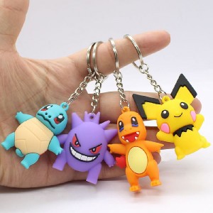 Резиновые брелки Pokemon