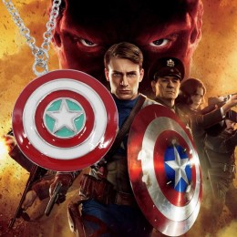 Кулон щит Капитана Америки Marvel