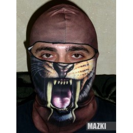 Маска - Балаклава BB 02 (Саблезубый тигр)