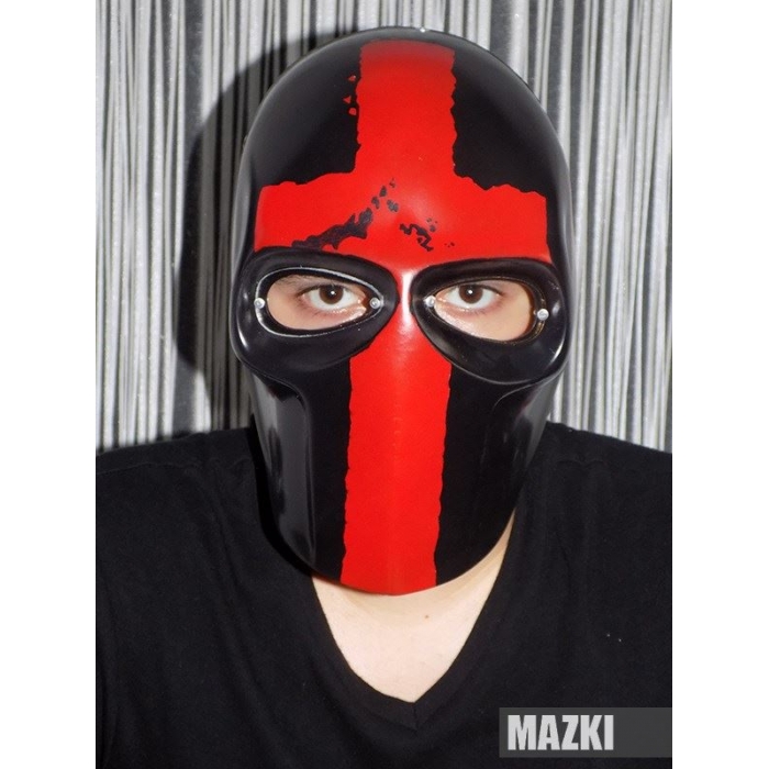 Игры красная маска. Маска красно черная. Маска черно-красная. Чёрно красная маска.