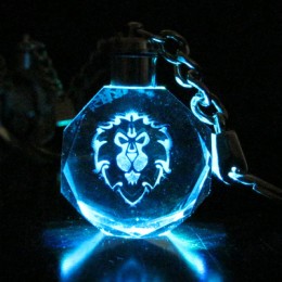 Брелок-кристалл с подсветкой Альянс Warcraft
