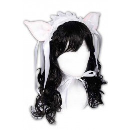 Ушки Hime Sweet Kitty Lolita Headpiece (pink/white)