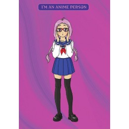 Блокнот в точку I'm an anime person (А4)