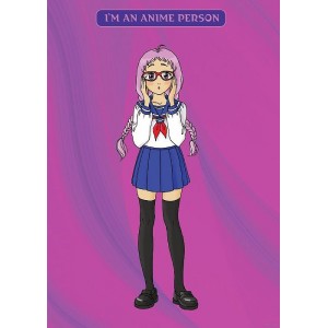 Блокнот в точку I'm an anime person (А4)