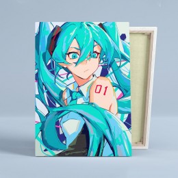 Картины по номерам Hatsune Miku