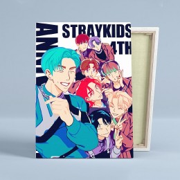 Картины по номерам Stray Kids