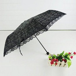 Зонтик с кружевами