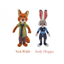 Плюшевые игрушки Зверополис: Ник и Джуди