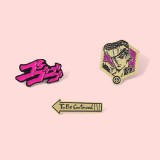 Металлические значки JoJo No Kimyou Na Bouken