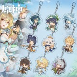 Акриловые брелки Genshin Impact