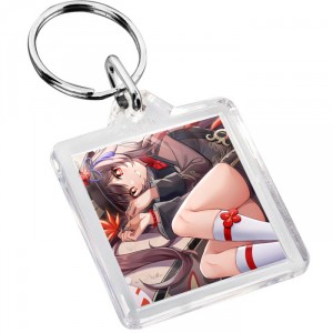 Прозрачный брелок со своей картинкой
