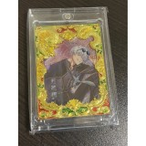 Карточка с протектором Годжо 1 Jujutsu Kaisen Б/У