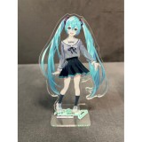 Акриловая фигурка Hatsune Miku школьная Б/У