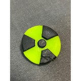 Значок Радиация зеленый (светится) Б/У