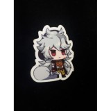 Деревянный значок Genshin impact Рейзор Б/У