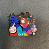 Металлический значок Spider-Man Б/У