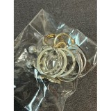 Набор колец и сережек Б/У