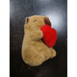 Мягкая игрушка Капибара с сердцем Б/У