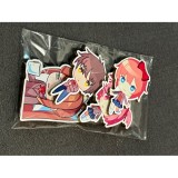 Набор деревянных значков Doki Doki 3 Б/У