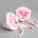 Кошачьи уши на заколках (белые) Б/У