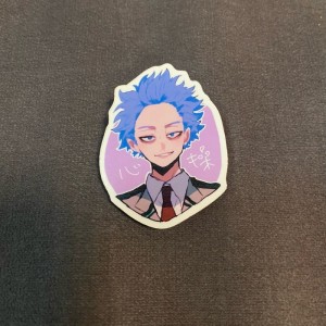 Деревянный значок Boku no Hero Academia Хитоши Шинсо Б/У