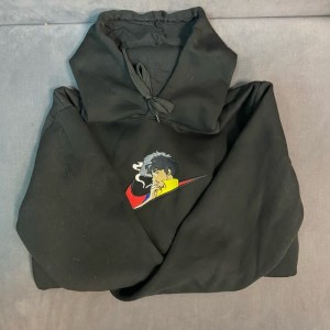 Теплое худи с нашивкой Cowboi Bebop Б/У