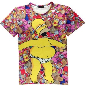 Футболка с Гомером Симпсоном (Simpsons)