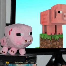 Мягкая игрушка Свинья Майнкрафт (Minecraft)
