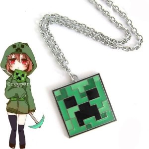 Кулон Крипер из игры Майнкрафт (Minecraft)
