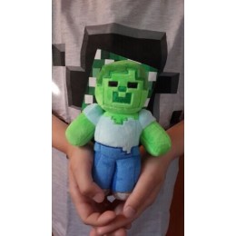 Мягкая игрушка зомби Майнкрафт (Minecraft)