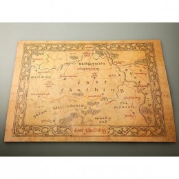 Карта Восточных Земель. The Hobbit