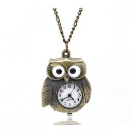 Кулон - часы Owl