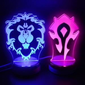 Светильник Alliance vs.Horde. World of Warcraft