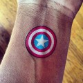 Татуировка Капитан Америка